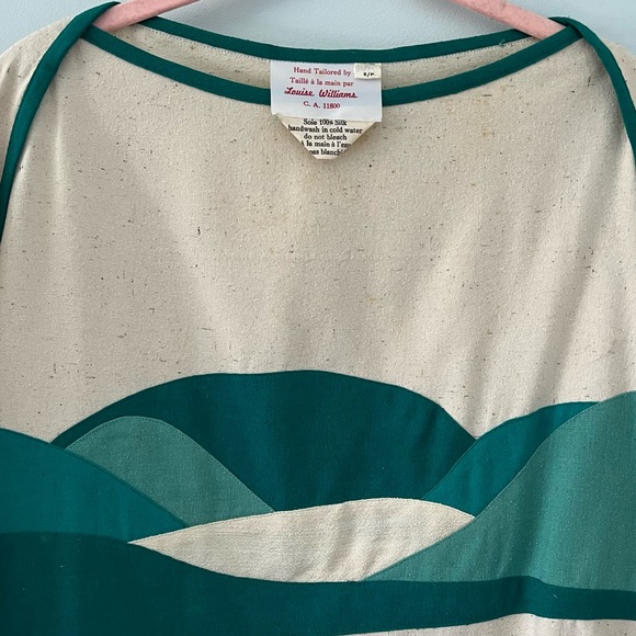 Hand Tailored 100% Raw Silk Top - Picture 4 of 8